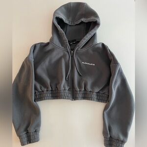 Alphalete oversized cropped jacket